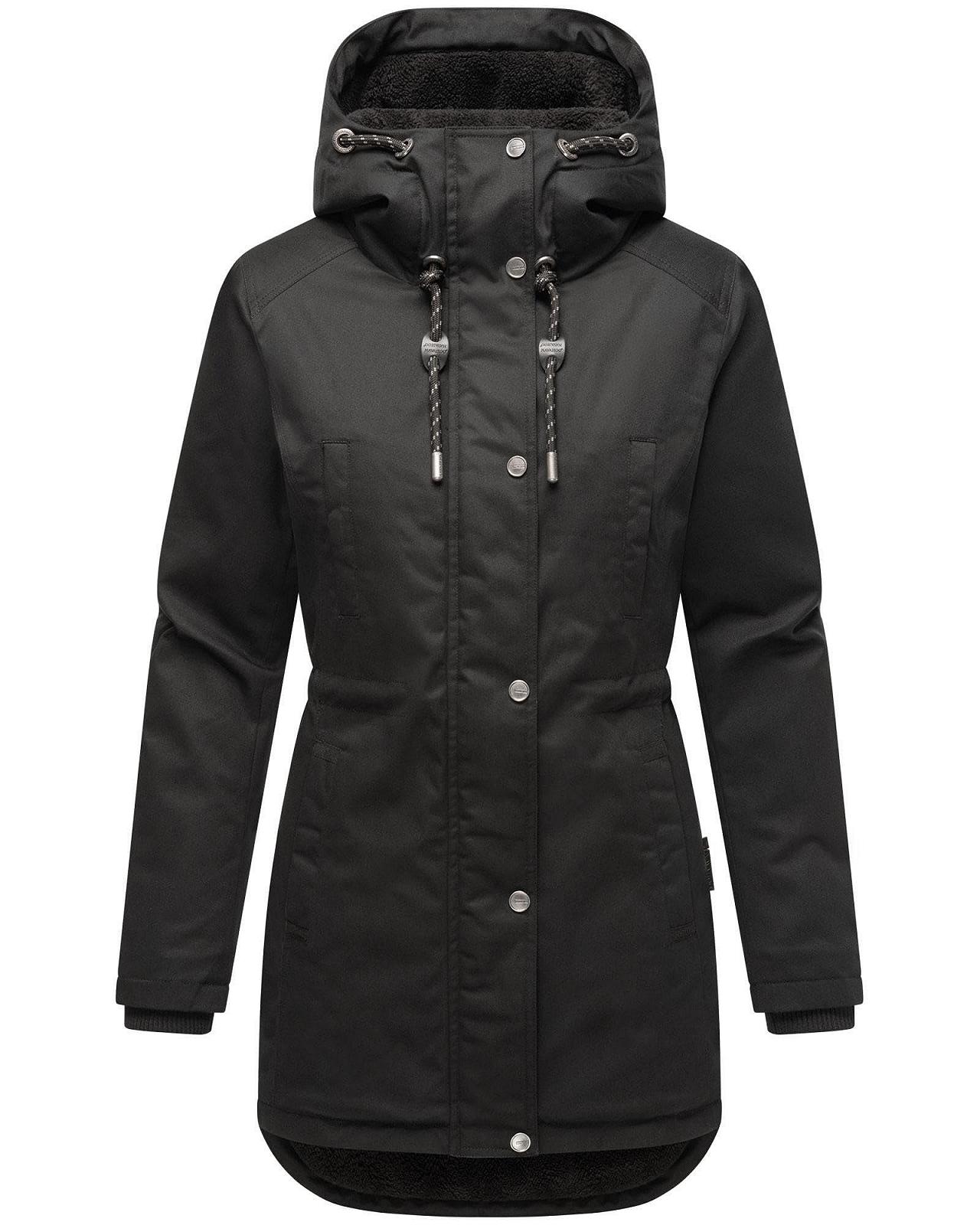 Женская зимняя куртка Navahoo (XS-3XL) - 100% хлопок, капюшон со шнурком, пояс, теплая куртка, фото №2