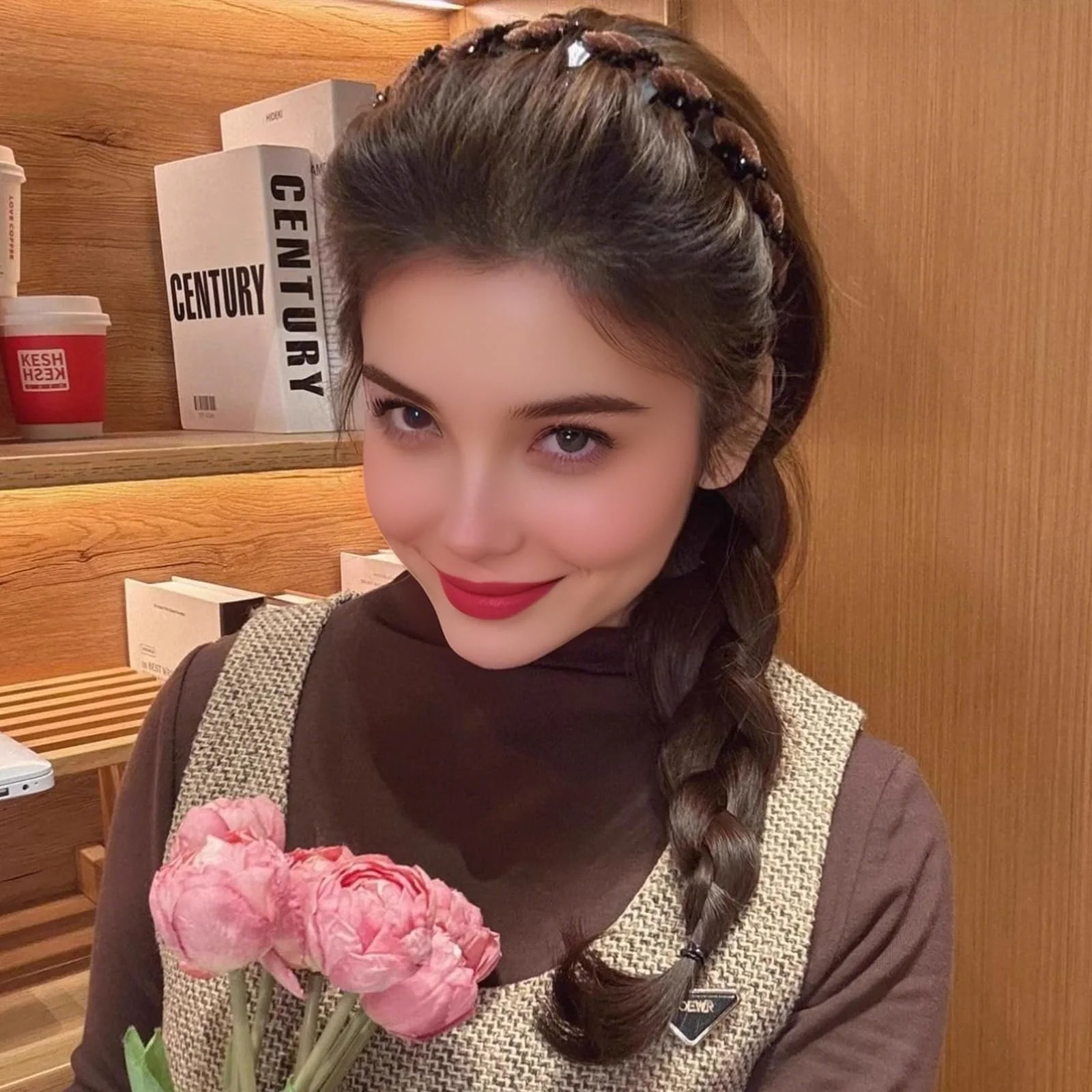 Обруч Вінтажний з високою верхівкою зі штучними перлами, фото №5 Обруч Вінтажний з високою верхівкою зі штучними перлами, фото №5