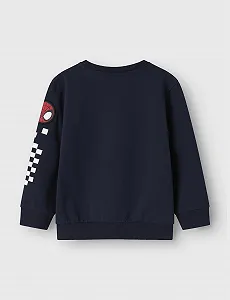 Толстовка NAME IT Nmmjo Spider Nreg Sweat Unb Mar для хлопчиків synthetic.ua - Фото 1