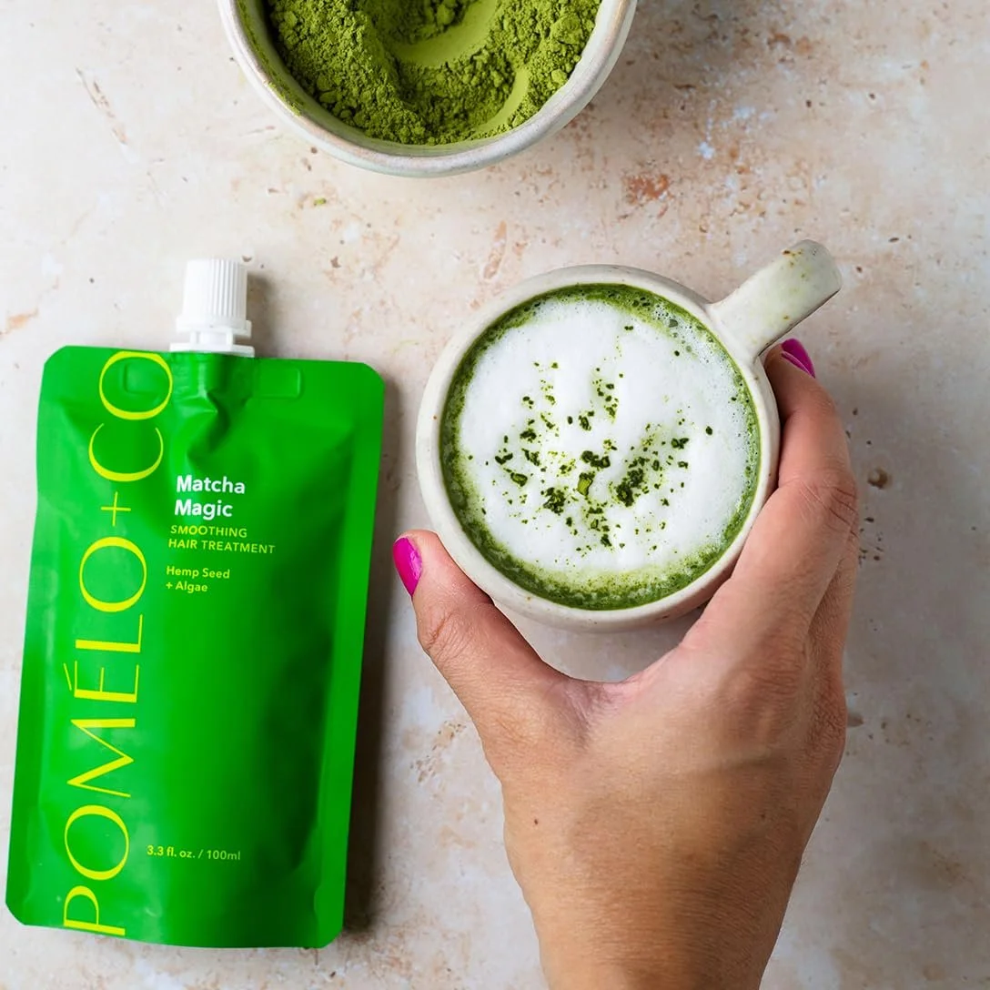 Маска Pomélo+Co. Natural Anti Frizz Matcha Magic 99.3% 100 мл, фото №6