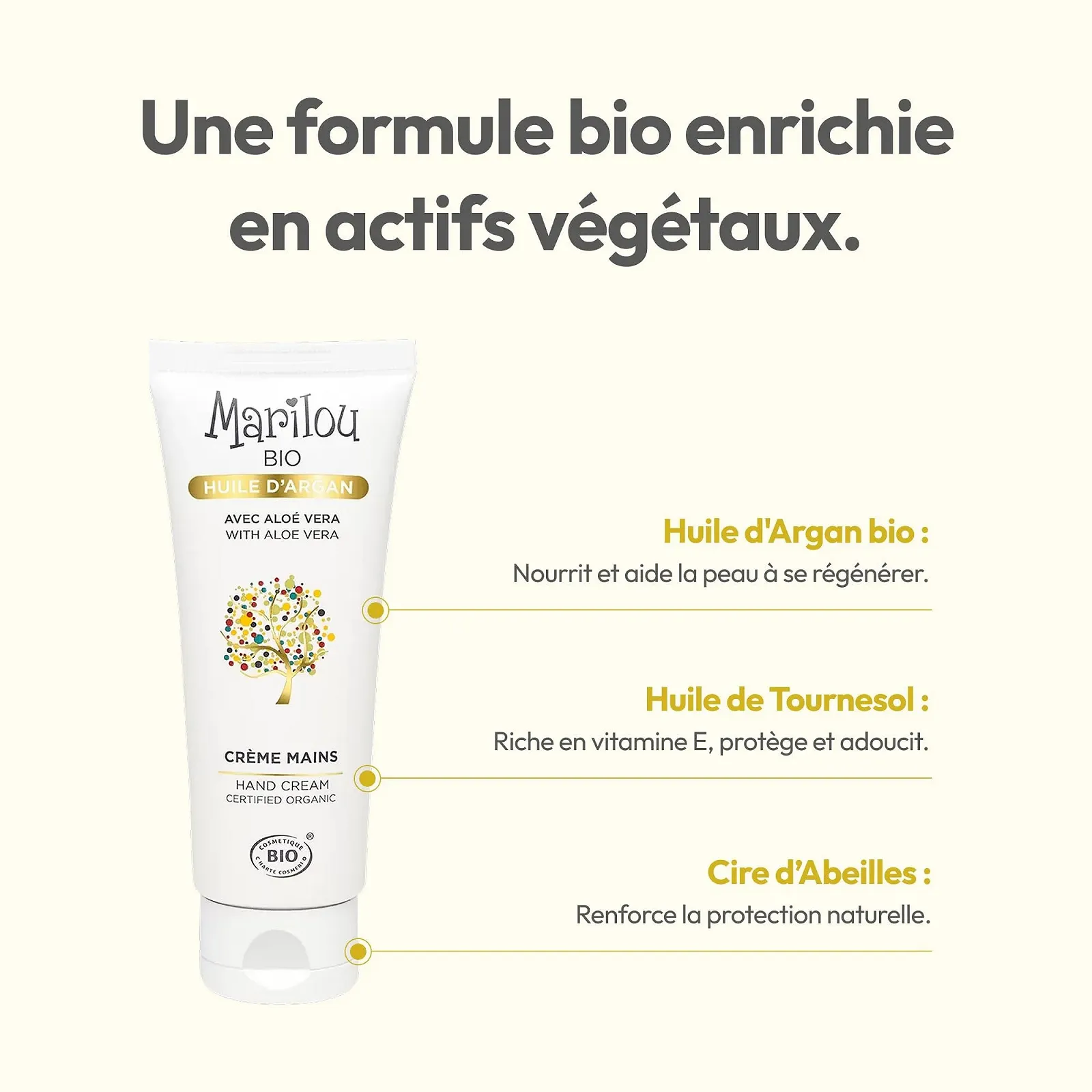 Крем для рук Marilou Bio Argan 75 мл Тюбик, фото №3