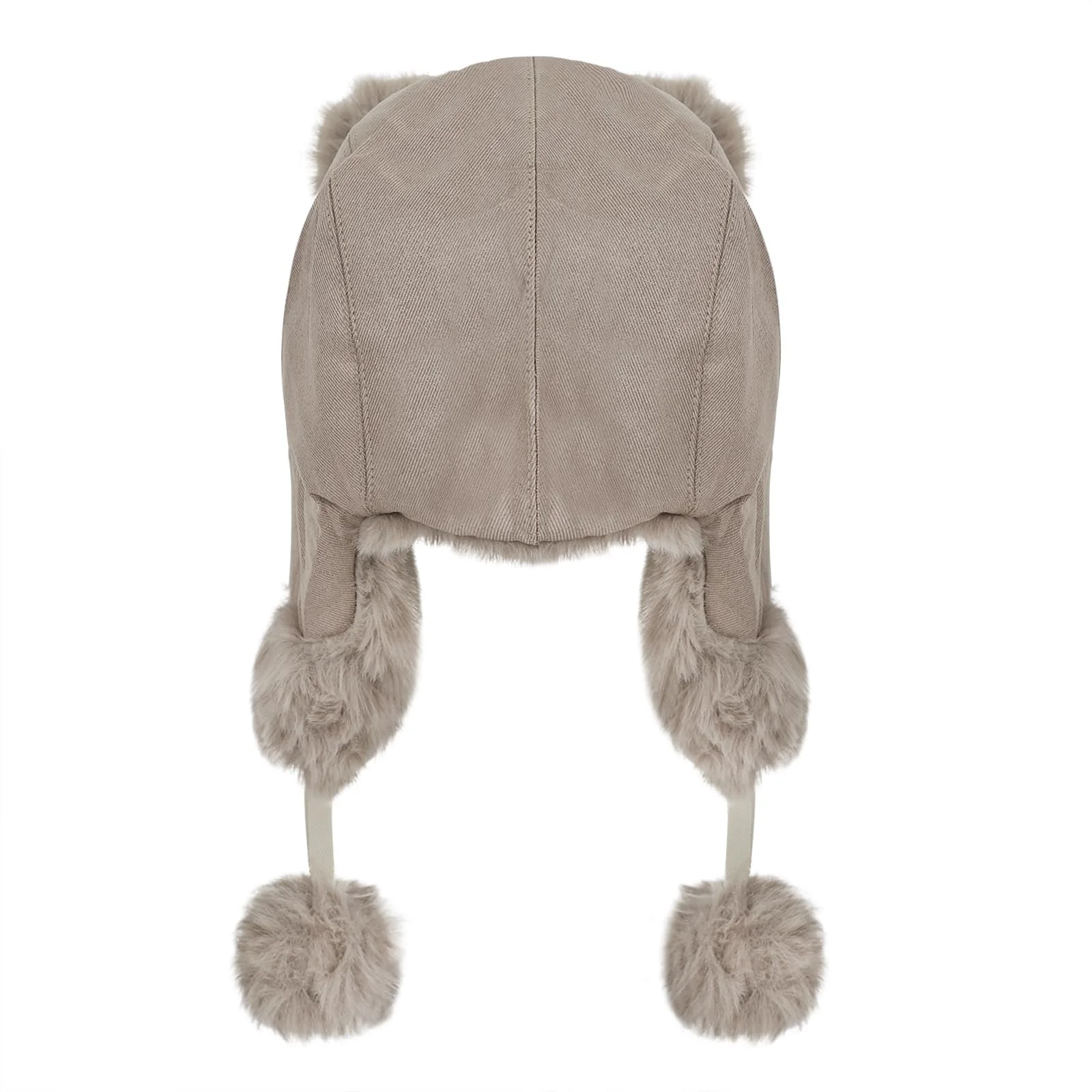 Шапка с меховым помпоном RUIXIA Детская зимняя, фото №2