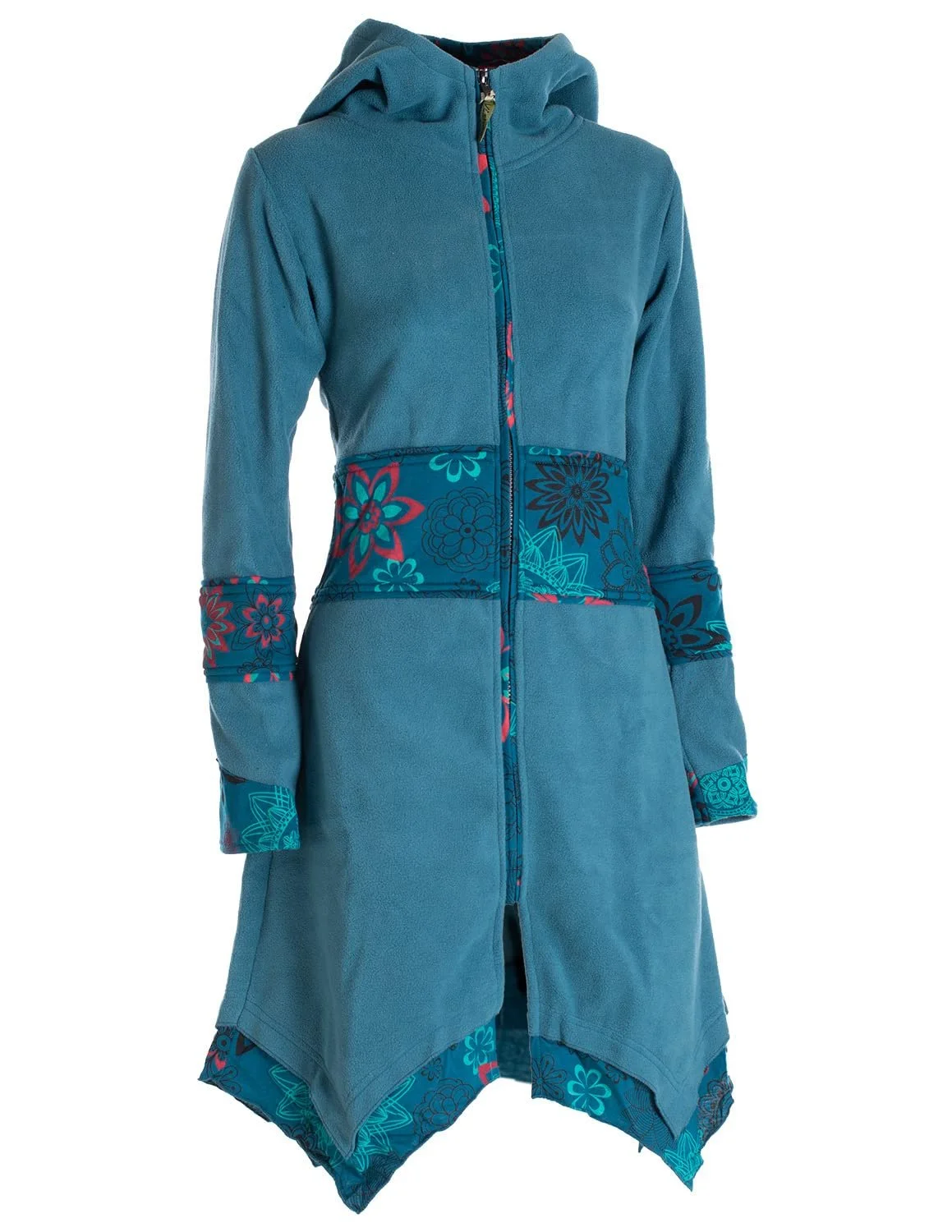 Женское Флисовое Пальто Vishes Кардиган с Капюшоном Куртка с Заостренным Капюшоном, фото №5 Женское Флисовое Пальто Vishes Кардиган с Капюшоном Куртка с Заостренным Капюшоном, фото №5