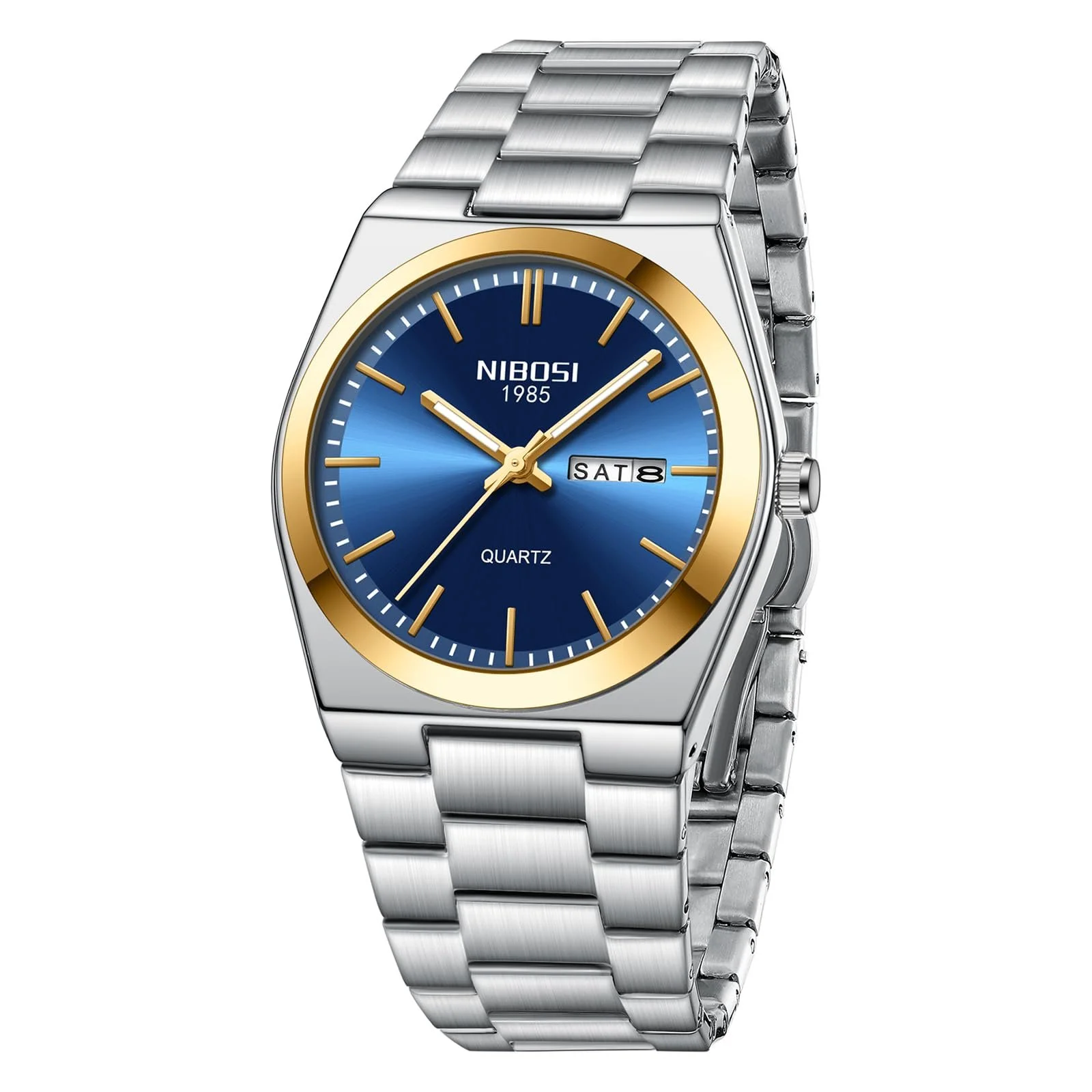 Часы Мужские NIBOSI Аналоговые Кварцевые Часы Автоматические Нержавеющая Сталь Водонепроницаемые, фото №1 Часы Мужские NIBOSI Аналоговые Кварцевые Часы Автоматические Нержавеющая Сталь Водонепроницаемые, фото №1