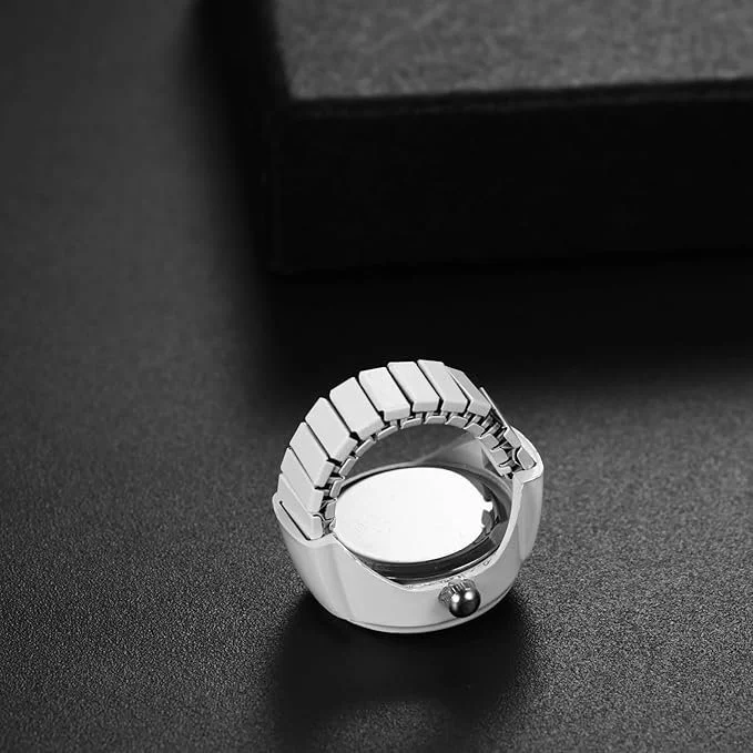 Женские часы-кольцо OIDEA с эластичным кольцом: круглые часы на палец, фото №5 Женские часы-кольцо OIDEA с эластичным кольцом: круглые часы на палец, фото №5