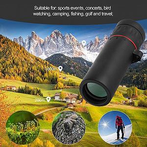Монокуляр Monoscope Pocket Spotting Scopes 60 x 25 Серый synthetic.ua - Фото 1