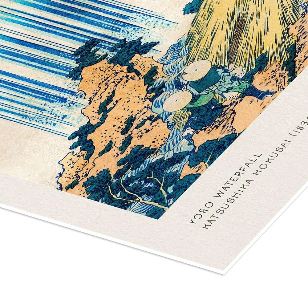 Постер Posterlounge Yoro Waterfall Katsushika Hokusai 60 x 80 см, фото №3