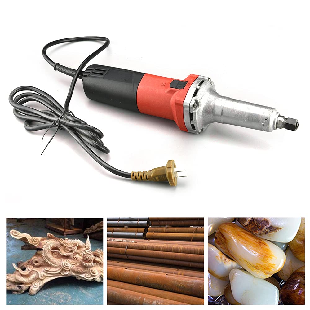 Электрическая прямая шлифовальная машина 600 Вт с регулятором скорости и аксессуарами, диаметр цанги 6 мм, 0-27000 об/мин, фото №2 Электрическая прямая шлифовальная машина 600 Вт с регулятором скорости и аксессуарами, диаметр цанги 6 мм, 0-27000 об/мин, фото №2