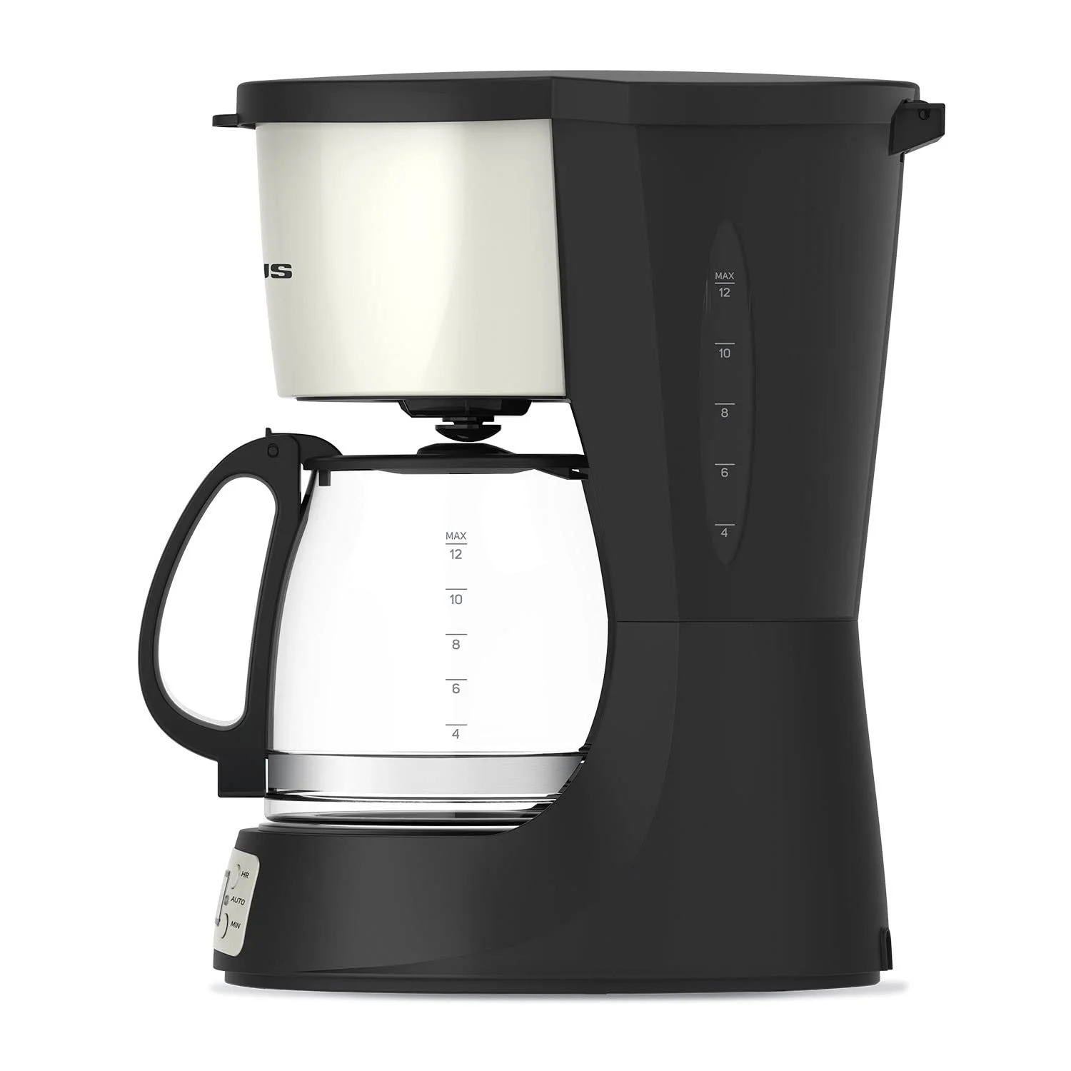 Кофеварка Taurus Vintage Digital Cream Программируемая, 1.5L, Цифровой таймер 24 часа, LCD дисплей, 1000W, Постоянный фильтр, Защита от капель, Нагревательная пластина, Автоотключение Кремовый, фото №9