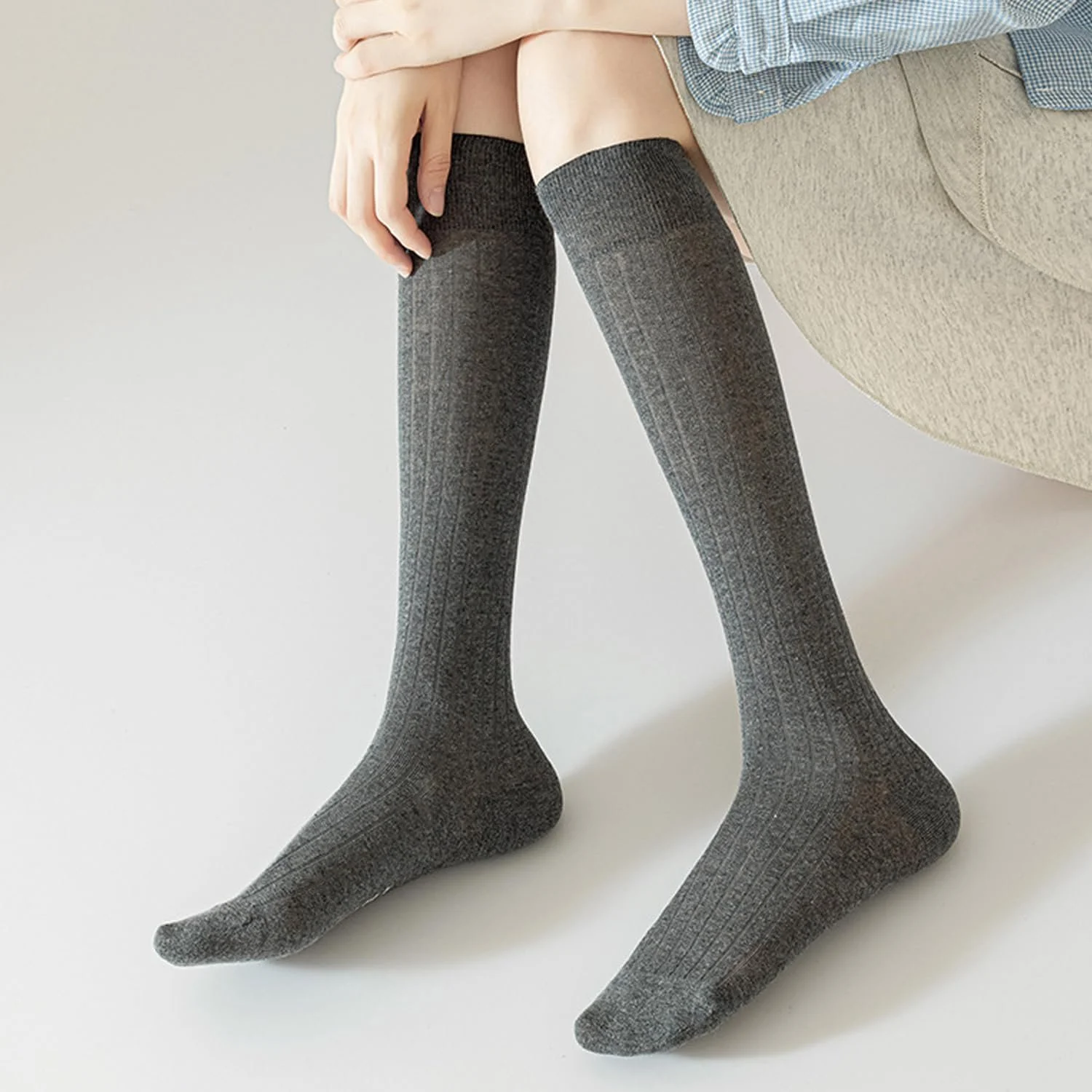 1 пара гольфів і 1 пара шкарпеток до литок, В'язані шкарпетки, фото №5 1 пара гольфів і 1 пара шкарпеток до литок, В'язані шкарпетки, фото №5