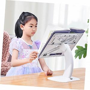 Подставка для ноутбука NUOBESTY Складная подставка для ноутбука для стола Эргономичная регулируемая регулировка наклона Высококачественный ПК Материал Нескользящая силиконовая накладка для комфортной работы synthetic.ua - Фото 1