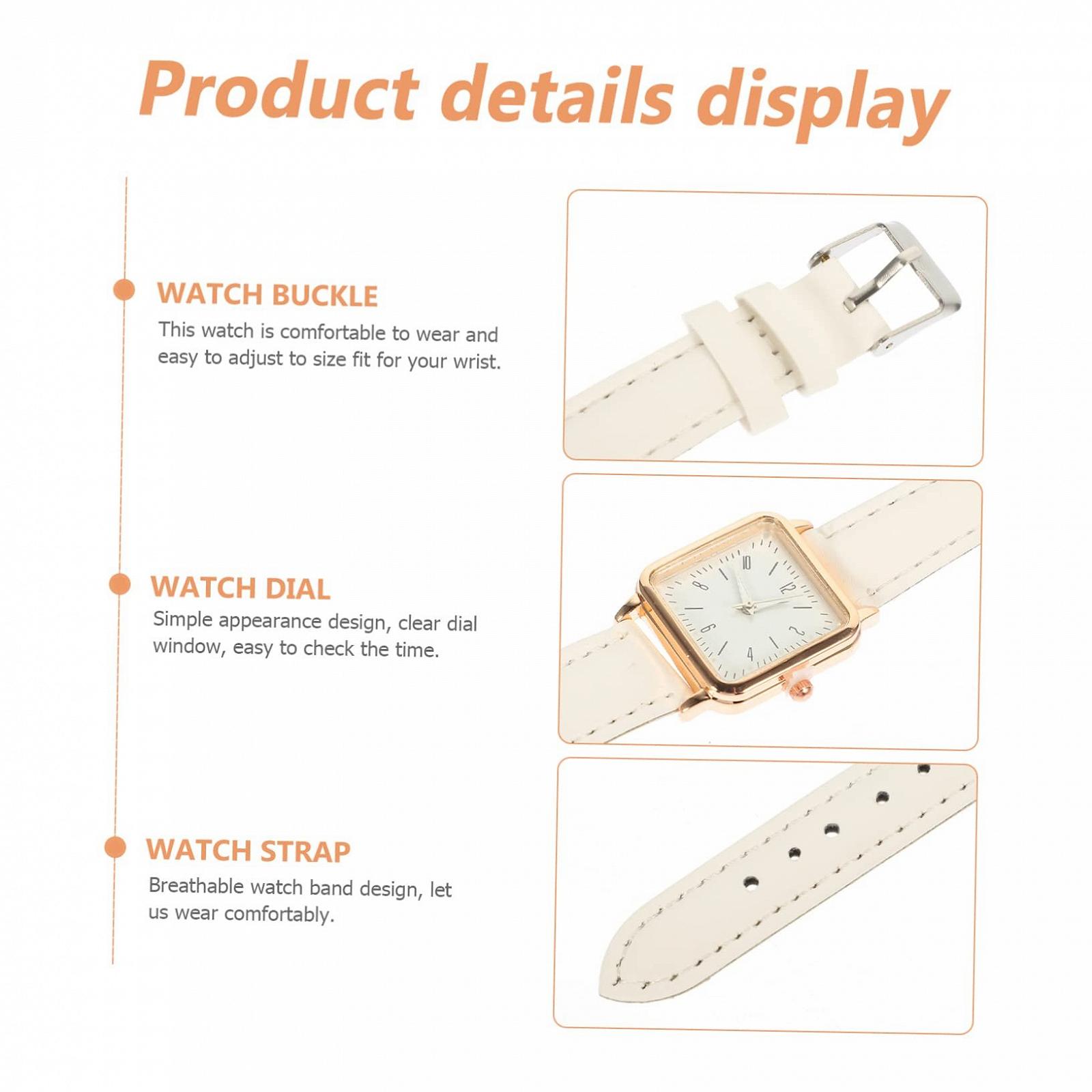 Годинник Beaupretty Кварцовий Зі Стильним Шкіряним Ремінцем, фото №5