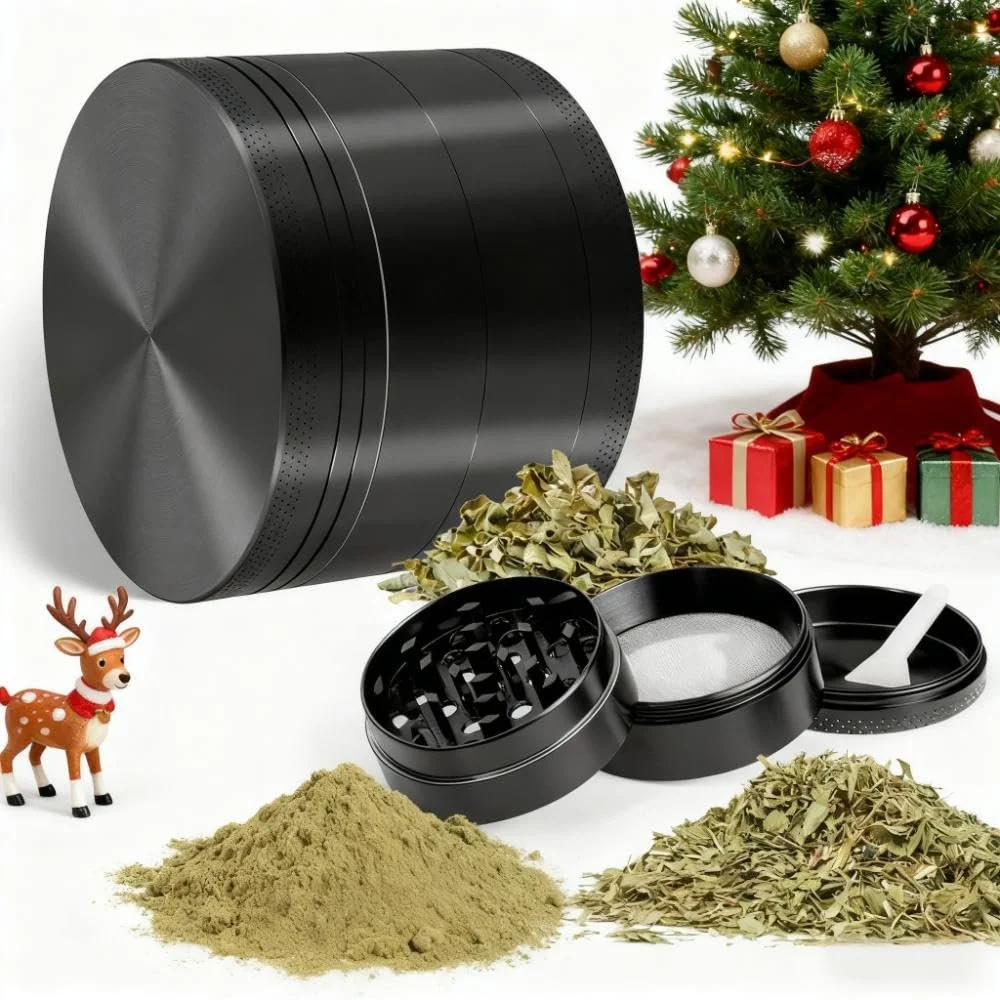 Измельчитель Klein 4-секционный Мельница для трав Металлическая, фото №1