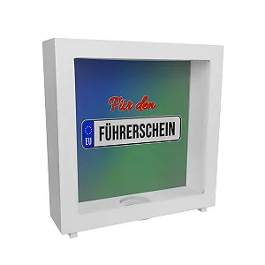 Скарбничка-рамка Ceramic Wooden На водійські права дерево/кераміка - Фото 1