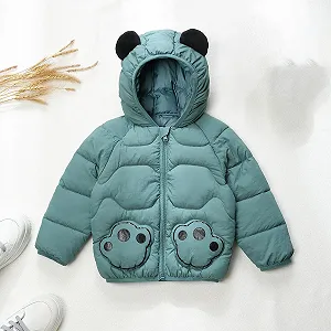 Унисекс Детское теплое пуховое пальто Утолщенная пуховая куртка Детская куртка Термальная куртка Ветрозащитное зимнее пальто Модная термальная переходная куртка Зима На открытом воздухе synthetic.ua - Фото 1