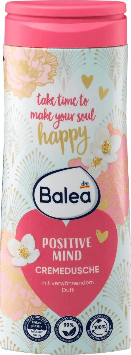 Набір для догляду Balea Beauty Collagen Денний крем SPF15 50 мл + Гель для душу Positive Mind 300 мл, фото №5