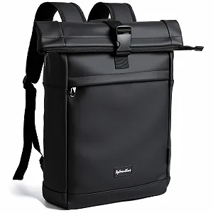 Рюкзак Rolltop 18-25 л Водонепроникний Антикрадій Чорний L - Фото 1