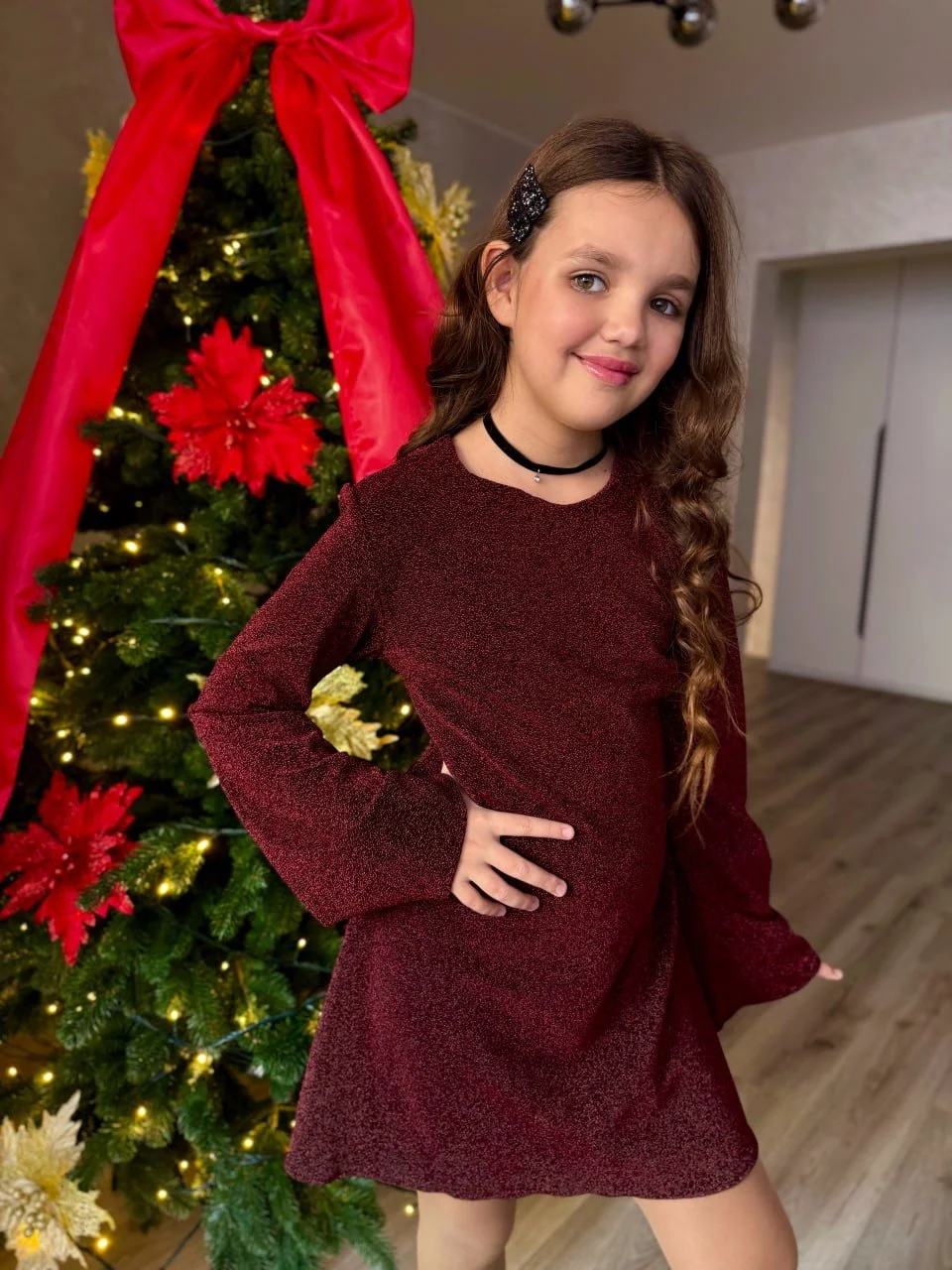 Шикарное новогоднее платье "Феерия" от 140 до 164 см - изумруд, золото, бордо и черный., фото №11 Шикарное новогоднее платье "Феерия" от 140 до 164 см - изумруд, золото, бордо и черный., фото №11