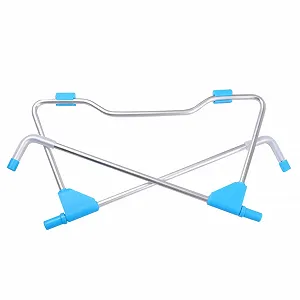 Подставка для ноутбука Vaguelly алюминиевая складная регулируемая портативная для дома, офиса, путешествий и активного отдыха Синяя - Фото 1