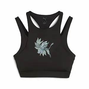 Купити Спортивний бюстгальтер PUMA Green Terrain Graphic середня інтенсивність - Фото 1 Спортивний бюстгальтер PUMA Green Terrain Graphic середня інтенсивність - Фото 1