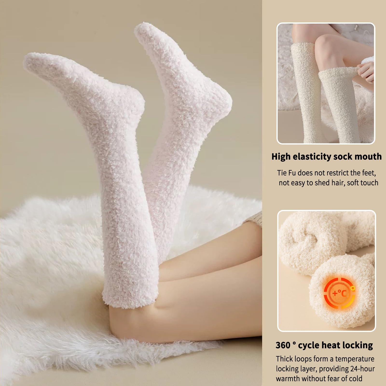 Носки Wool Wellington (2 пары) 4-8, Белый, фото №5