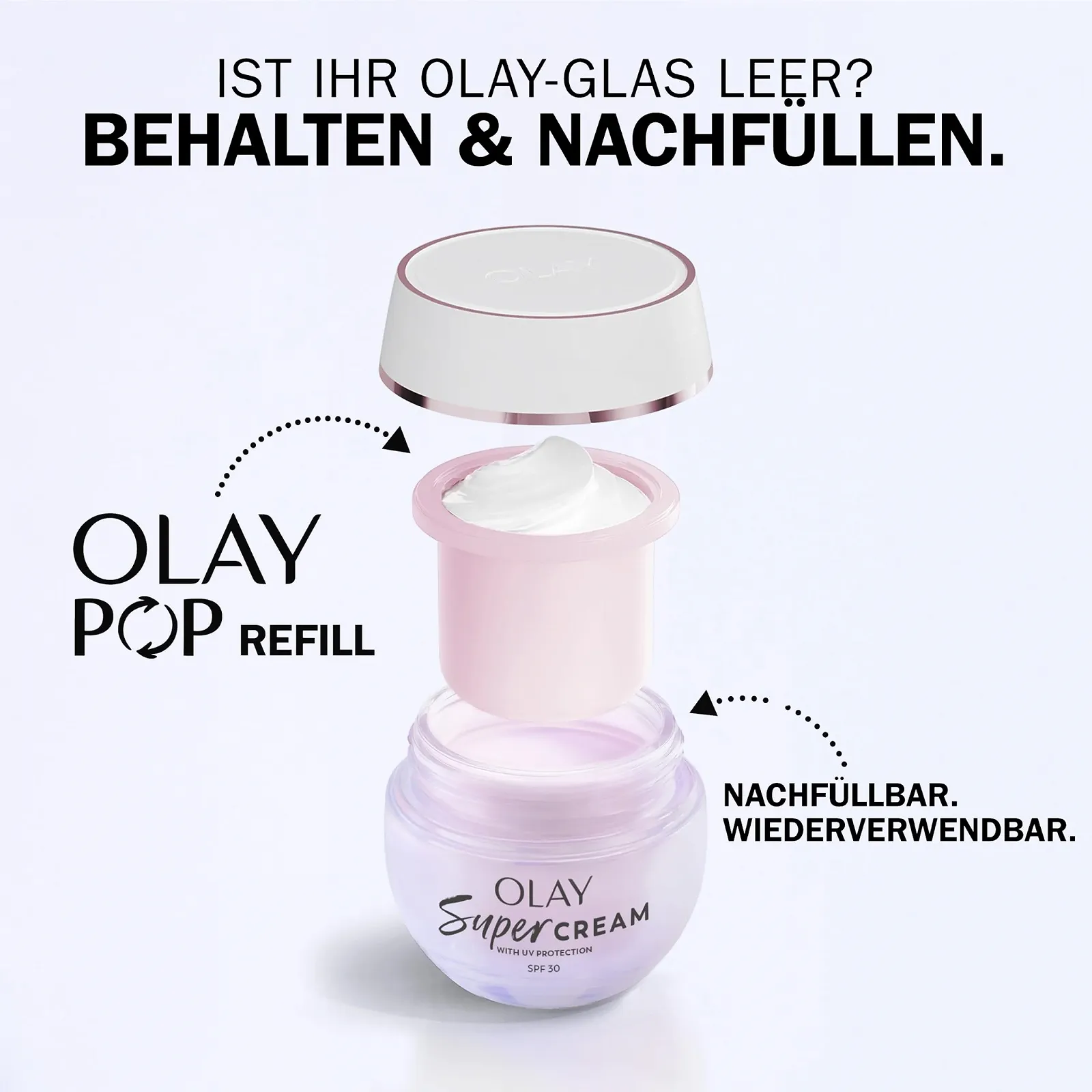Денний крем для обличчя Olay Regenerist Day Cream Face SPF30 Refill проти зморшок та для зміцнення 50 мл, фото №2 Денний крем для обличчя Olay Regenerist Day Cream Face SPF30 Refill проти зморшок та для зміцнення 50 мл, фото №2