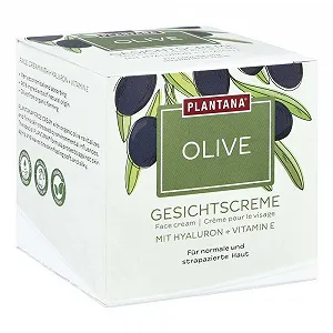 Крем для обличчя PLANTANA Olive Hyaluronic & Vitamin E оливковий з гіалуроновою кислотою та вітаміном E 50 мл - Фото 1