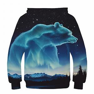 Худі YYVKPMLXC Дитячий Підлітковий 3D Кольорова Галактика synthetic.ua - Фото 1