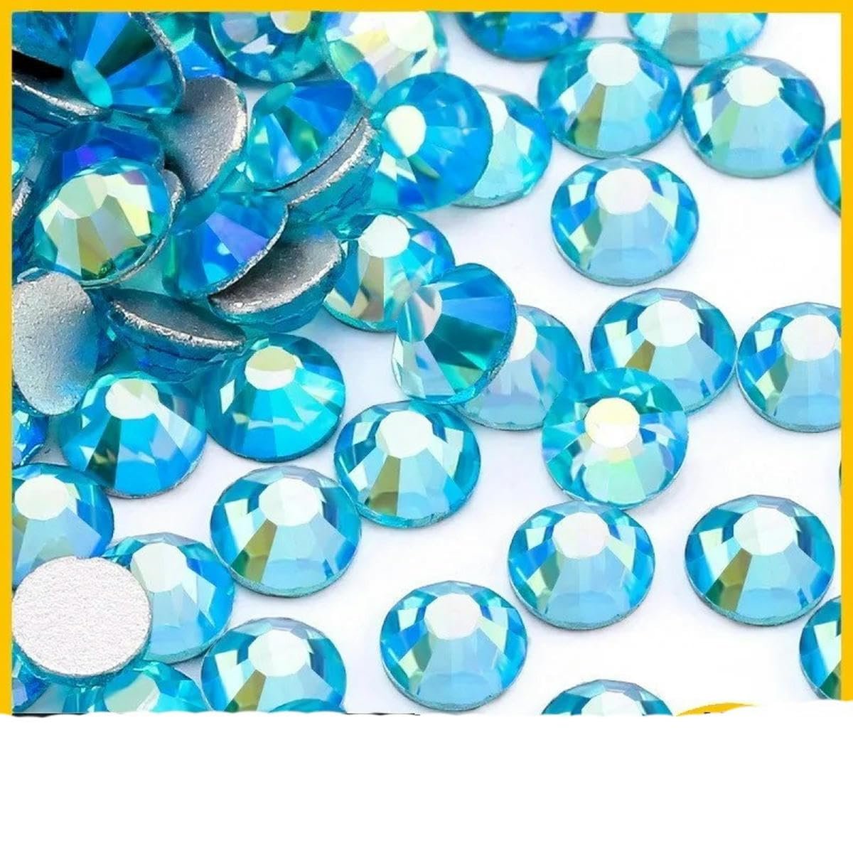 Стрази Блакитна Серія S 3 30 Кришталеві Камені Блакитний Дорогоцінний Камінь S 5 1440 штук, фото №1