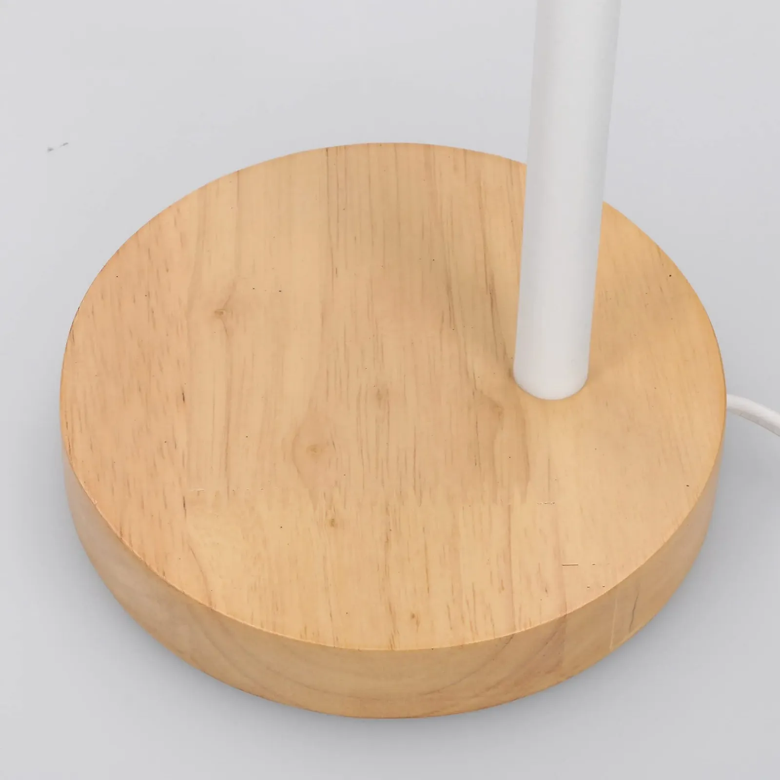 Настільна лампа FORLIGHT Mila Nordic сталь та дерево E27 Білий та натуральне дерево, фото №7