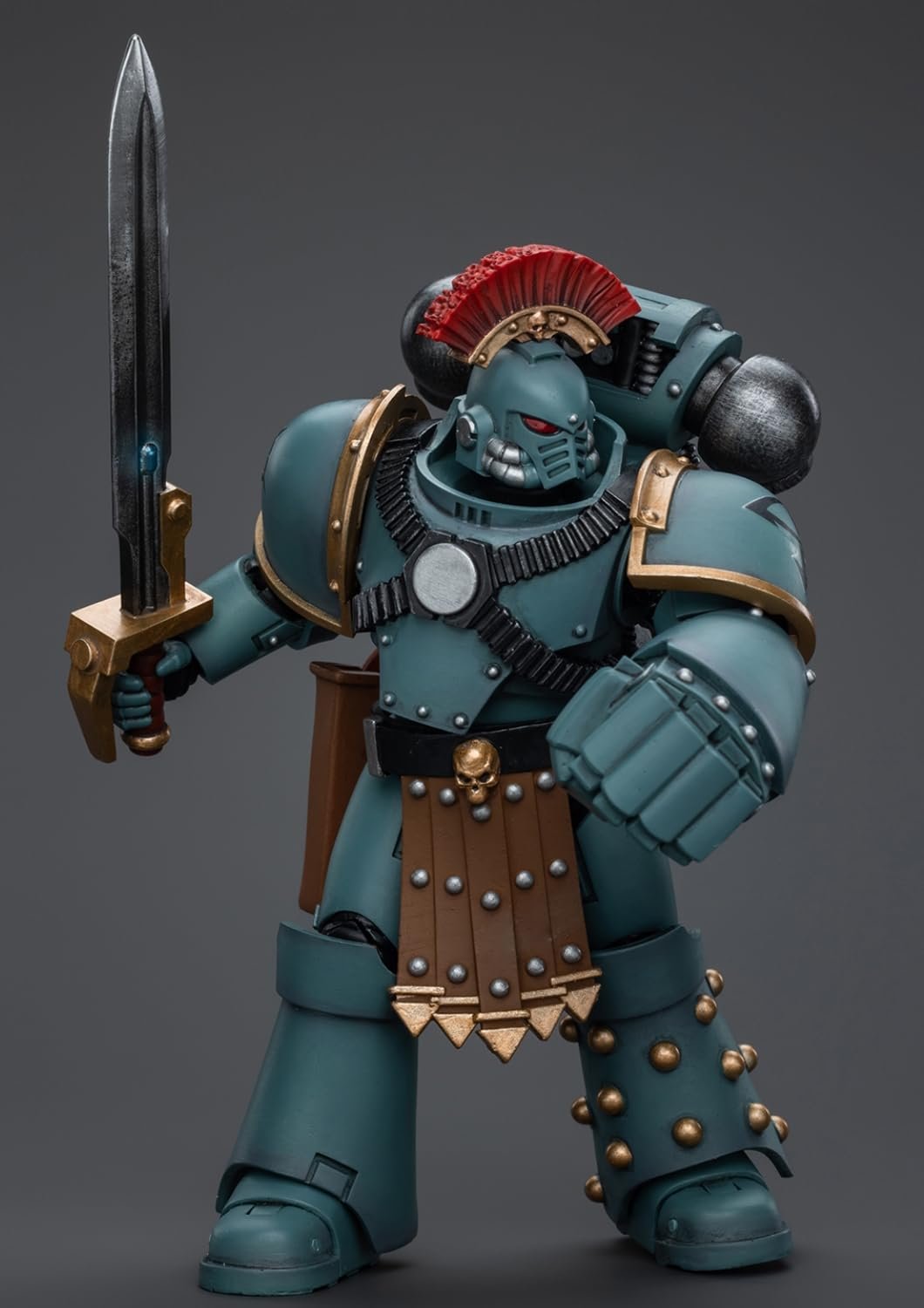 Фігурка колекційна JoyToy Warhammer The Horus Heresy Sons of Horus MKIV Tactical Squad Sergeant with Power Fist, масштаб 1:18, фото №5