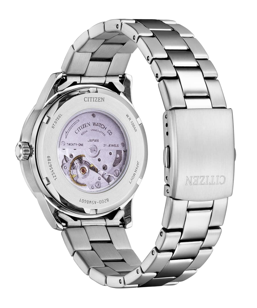 Автоматичний годинник CITIZEN NH8400-87LE, синій, браслет, фото №2