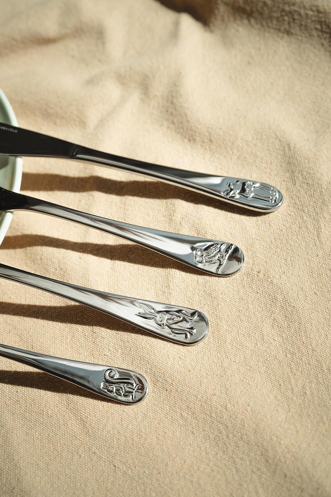 Детский Набор Столовых Приборов Zilverstad Лесные Животные, Нержавеющая Сталь, Серебряный, фото №3 Детский Набор Столовых Приборов Zilverstad Лесные Животные, Нержавеющая Сталь, Серебряный, фото №3