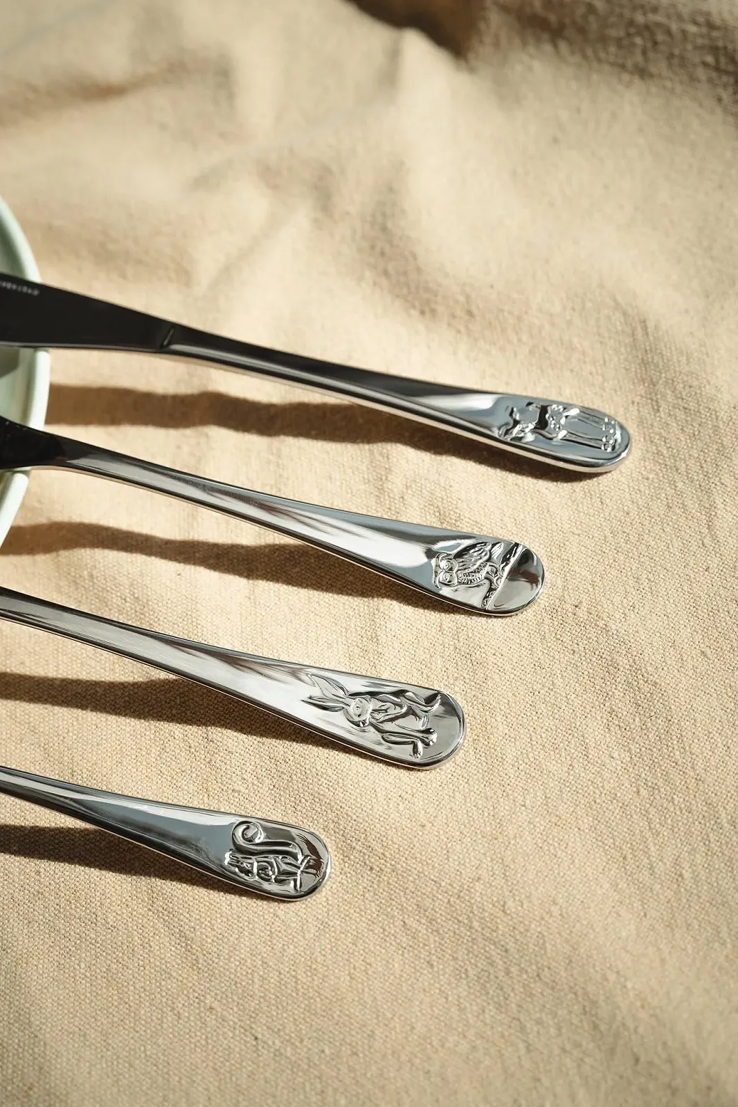 Дитячий Набір Столових Приборів Zilverstad Лісові Тварини, Нержавіюча Сталь, Срібний, фото №3