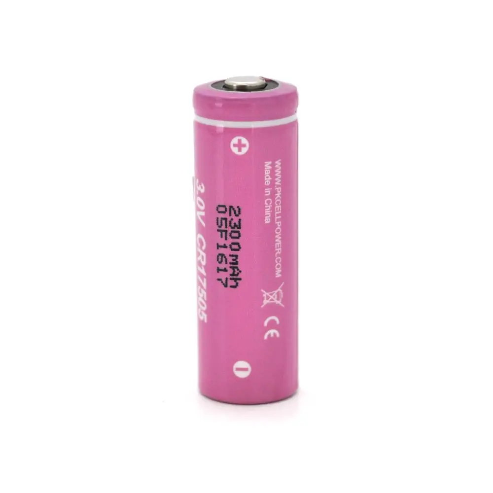 Акумуляторна акумуляторна батарея PKCELL CR17505 3.0V 2300mah OEM, фото №1