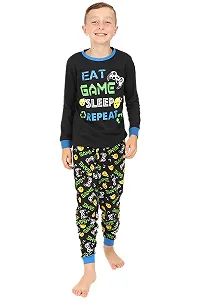 Пижама для мальчиков Eat Game Sleep Controller Черный - Фото 1