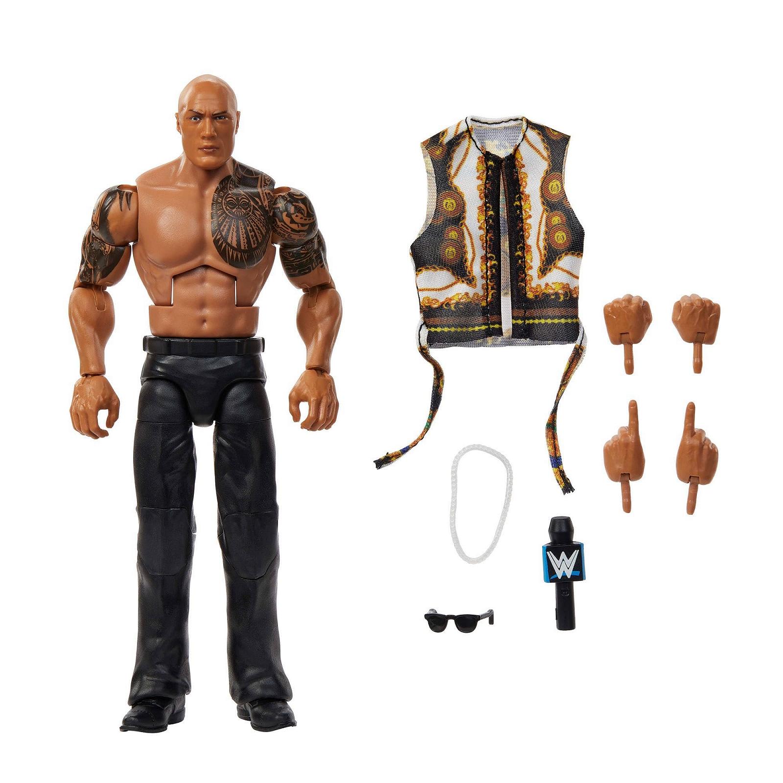Экшн-фигурка Mattel WWE Elite Серии #115 The Rock, 15 см, многоцветная, фото №1