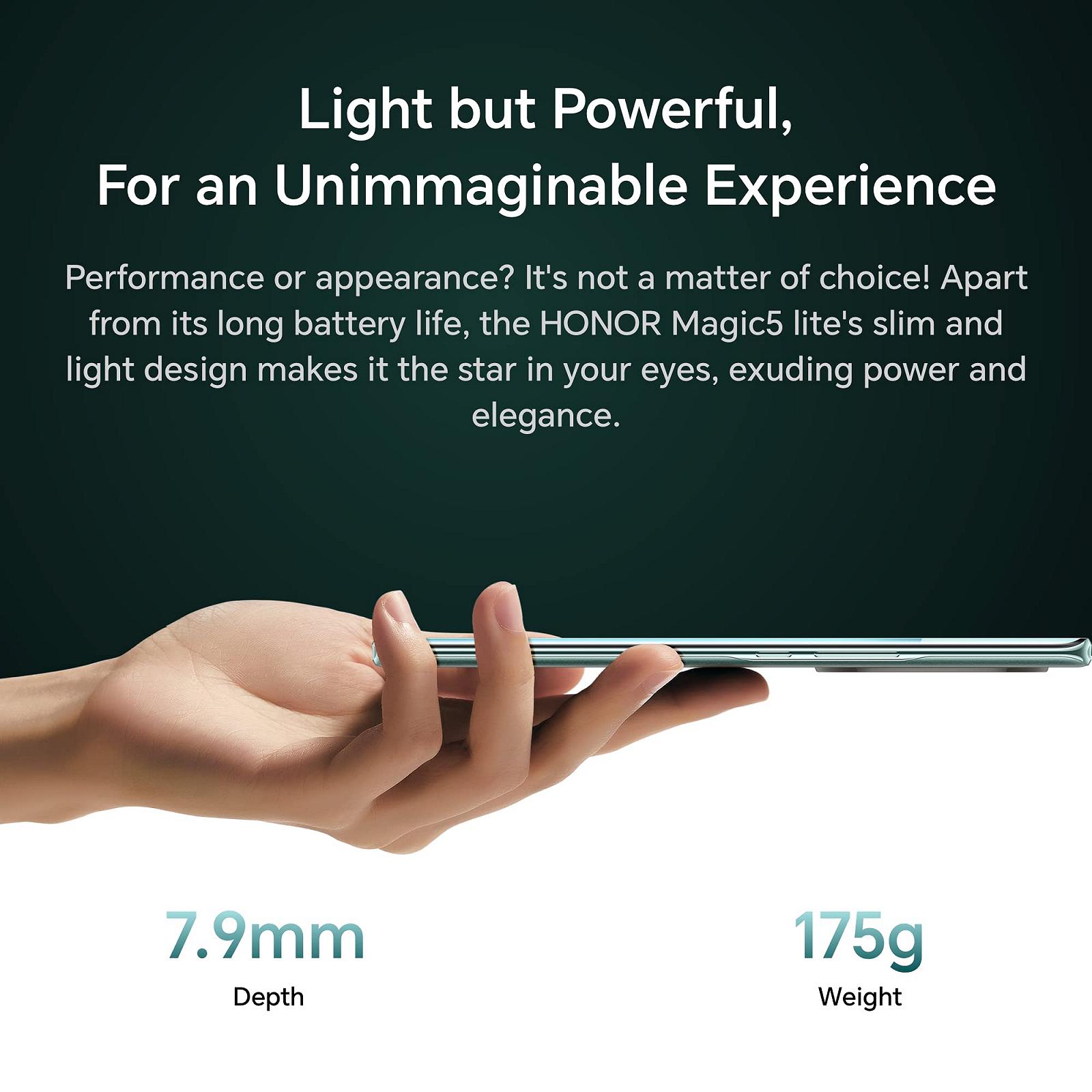 Смартфон Honor Magic5 Lite 5G 256GB Midnight Black, фото №5