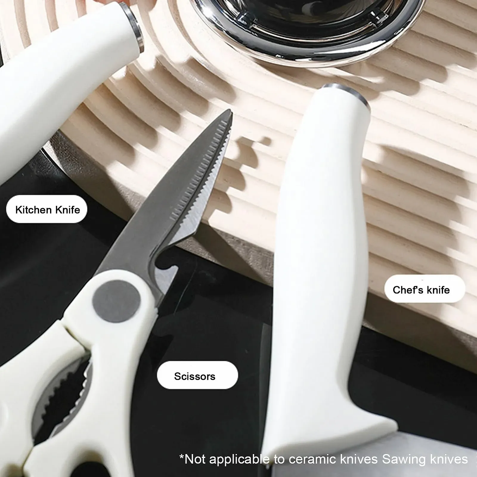 Точилка для ножей Chef Sharpener Универсальная на присоске, фото №6