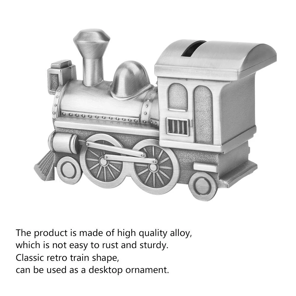 Скарбничка ретро-потяг зі сплаву, фото №4