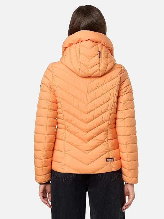 Переходная Куртка Marikoo Kagomee Женская Легкая Стеганая Куртка Короткая со Съемным Капюшоном, фото №4 Переходная Куртка Marikoo Kagomee Женская Легкая Стеганая Куртка Короткая со Съемным Капюшоном, фото №4