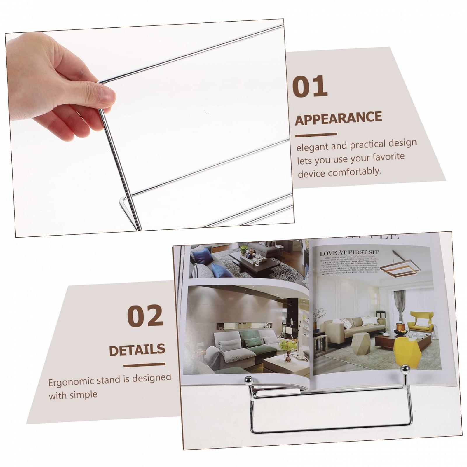 Подставка для ноутбука NUOBESTY, эргономичная, многофункциональная, для ноутбука, планшета и книг, для письменного стола, улучшает осанку, фото №4