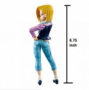 Фігурка Banpresto Dragon Ball Super C18 Жінка-андроїд і Кріллін, різнокольорова, 15 см synthetic.ua - Фото 1