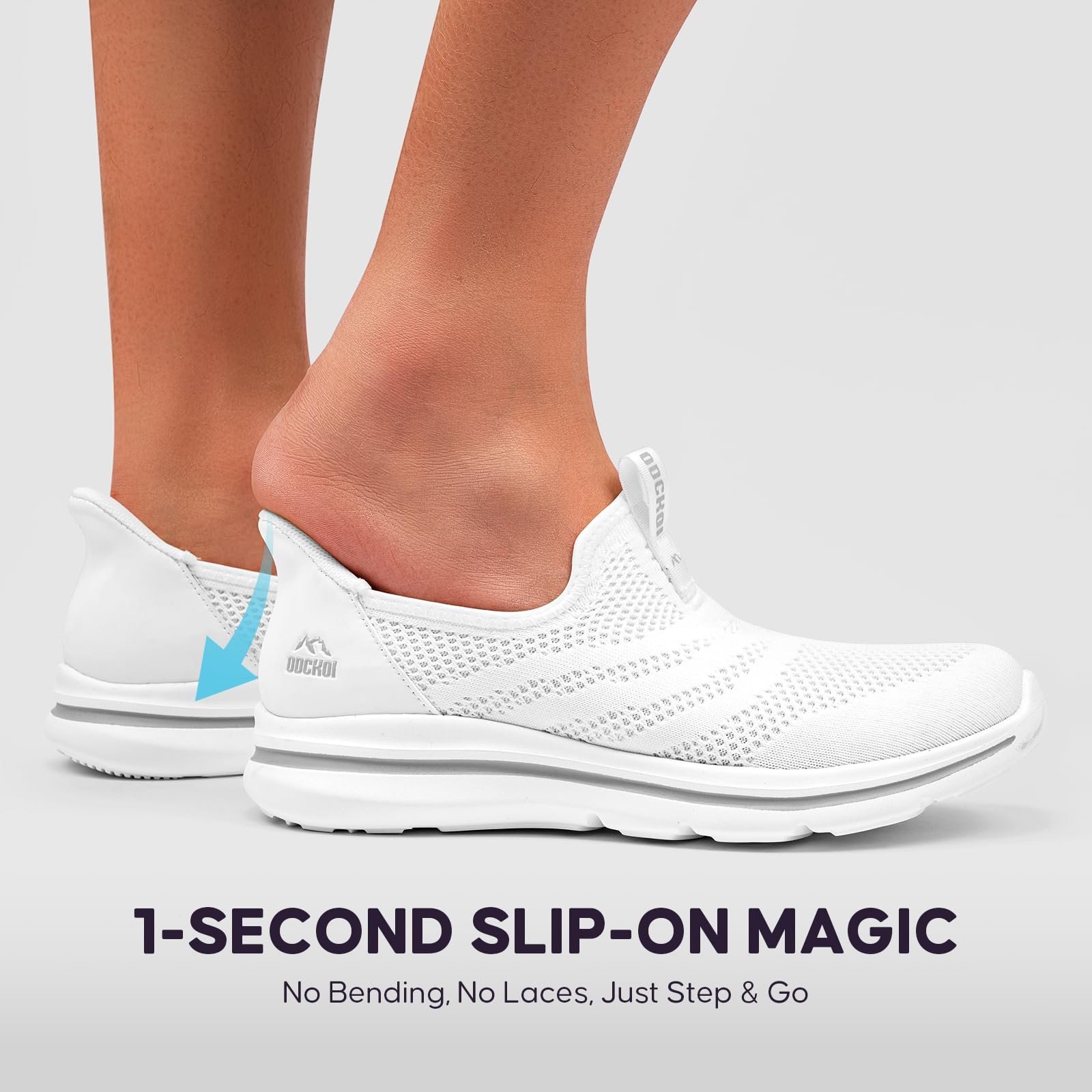 Чоловічі Кросівки ODCKOI Без шнурків для ходьби Зручні тенісні кросівки, фото №3