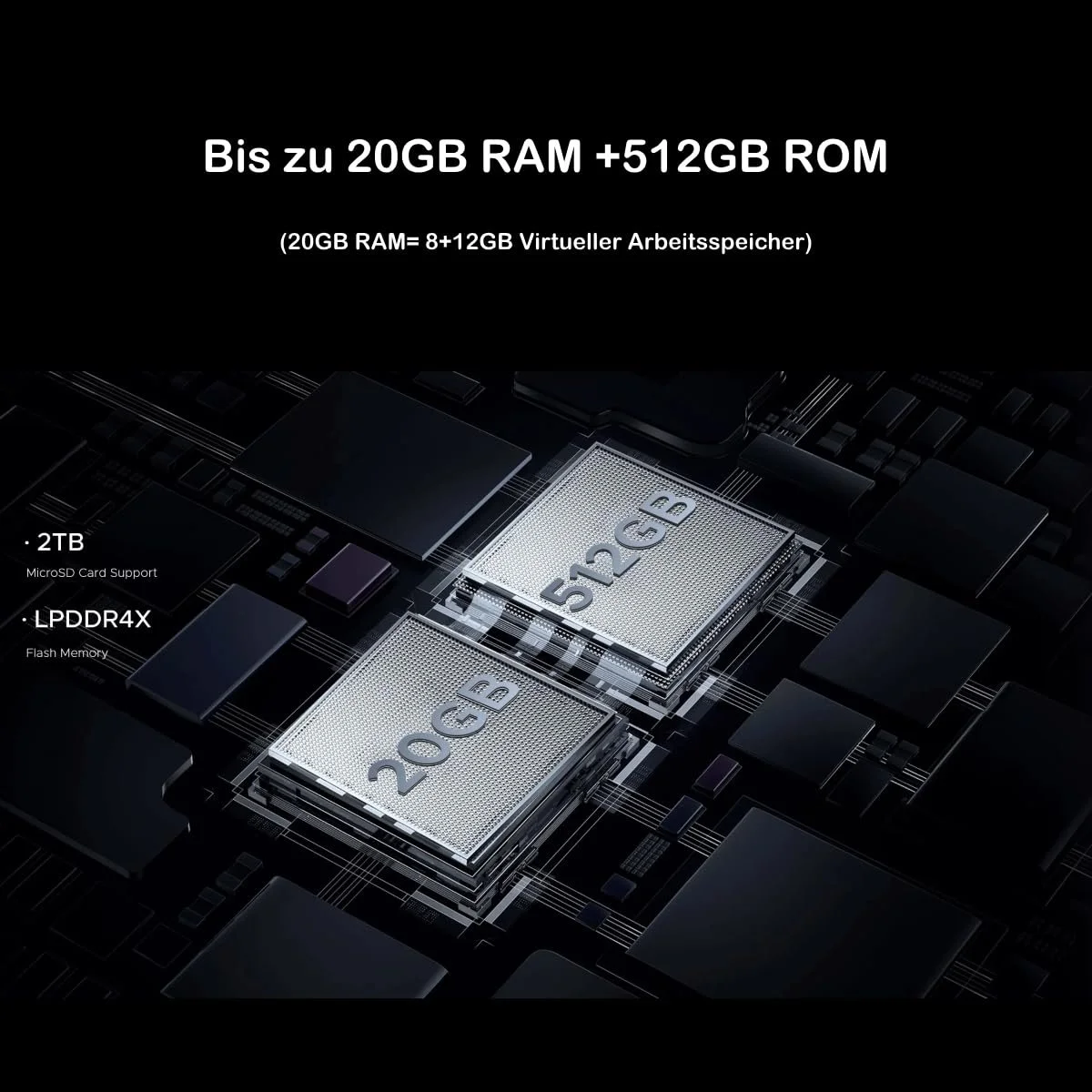 Смартфон DOOGEE S 118 20GB RAM + 512GB ROM 10800mAh 6.58 дюймів FHD+ 120Hz 50MP Android 14 Octa Core 4G Dual SIM GPS NFC Fingerprint Червоний, фото №3