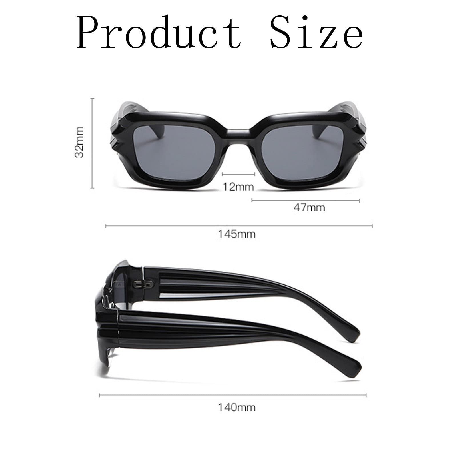 Сонцезахисні окуляри прямокутні TIMIYUYU Retro Fashion Unisex Поляризовані Легкі Квадратна оправа 90-х, фото №3 Сонцезахисні окуляри прямокутні TIMIYUYU Retro Fashion Unisex Поляризовані Легкі Квадратна оправа 90-х, фото №3