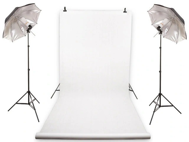 Держатель перекладина Виниловый студийный фон 3х3 для предметной съемки Сумка Прищепки стрима, фото №2