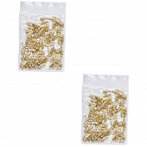 Стразы tastynails для маникюра 2880 шт, разных размеров, 3D блестки, плоские - Фото 1