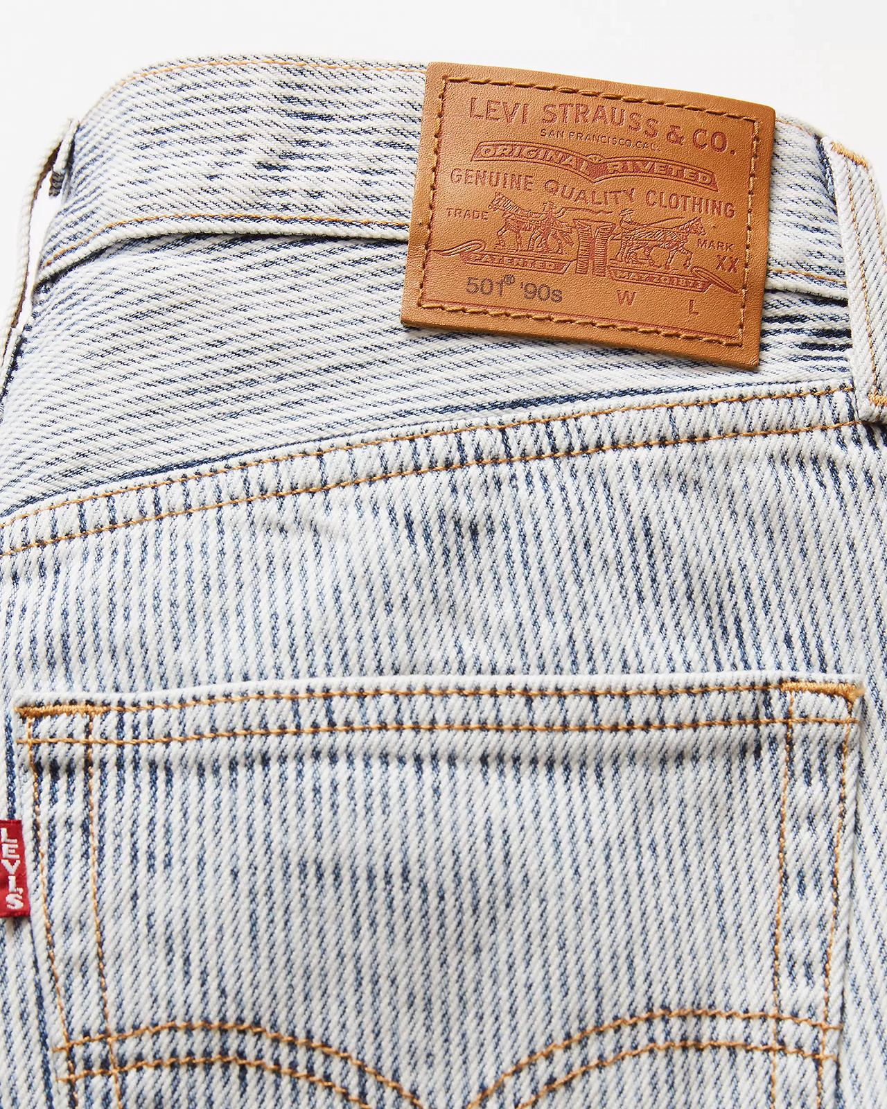 Женские джинсы Levis - 501 '90S Mini Rail Stripe 501 - Womens - 25, фото №6