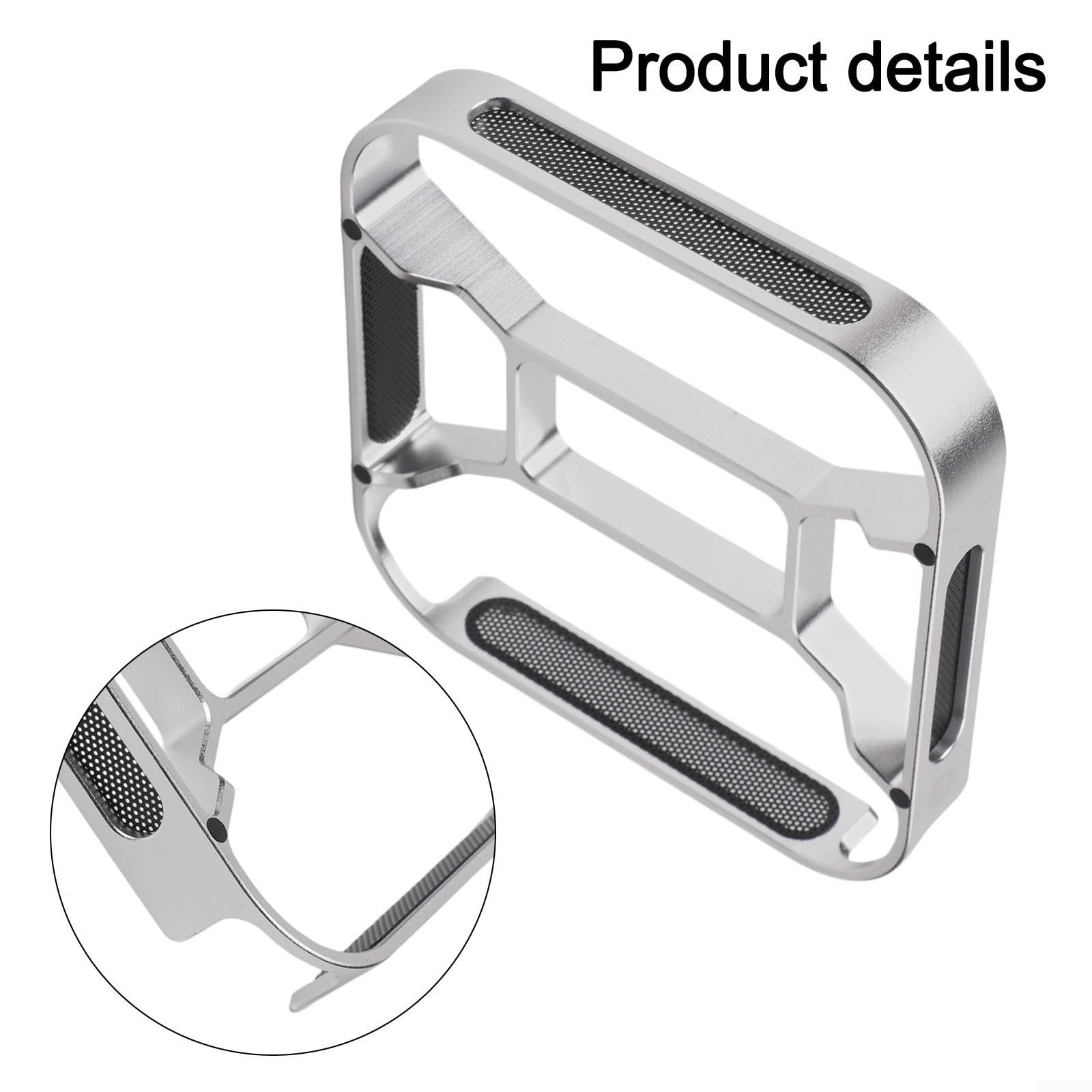 Охлаждающая подставка Алюминиевый сплав для Mini M 4, Приподнятая вентиляционная база с пылевым фильтром, Нескользящие силиконовые накладки, фото №3